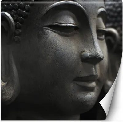 Produktbild von Vlies fototapete Buddha-Statue im Zen-Spa 300x300 cm Feeby Braun inkl. Kleber einfache Montage