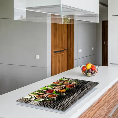 Imagen del producto de Placa de vitrocerámica protectora para cocina, 90x52 cm. (Especias)
