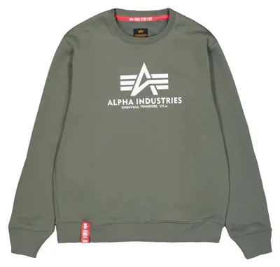 Immagine prodotto di ALPHA INDUSTRIES - Maglione basic da uomo, modello felpa, colore verde oliva scuro (articolo 178302-1)