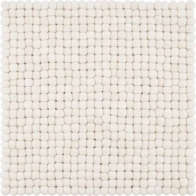 Immagine prodotto di Cuscino Propriocettivo in feltro mono quadrato bianco - Bianco