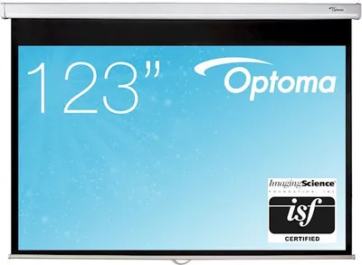 Produktbild von Optoma Panoview DS-3120PMG 304,8 cm (120 Zoll) Manuell Projektionsleinwand - 4:3 - Mattweiß - 175 cm (68,9 Zoll) Höhe x 234 cm (92,1 Zoll) Breite - Deckenhalterung, Wandhalterung