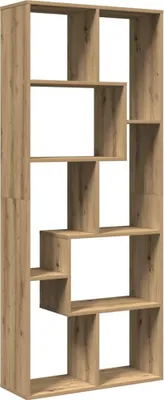 Produktbild von vidaXL Raumteiler-Bücherregal Artisan-Eiche 67x25x161,5 cm