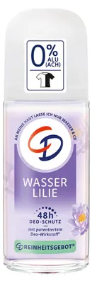 Produktbild von CD Deo Roll on Wasserlilie ohne Alluminiumsalze 50ml 1er Pack