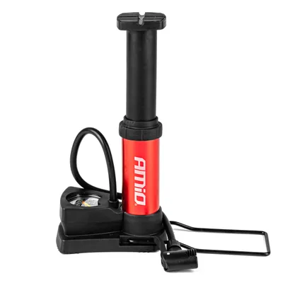 Obrázok produktu pre AMiO Kovová nožná pumpa s manometrom MINI PU03