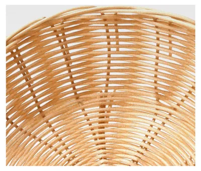 Produktbild von 10 Stück runde Brotkörbe aus Kunststoff, 24 x 6 cm, für Bäckerei, Restaurant und Haushalt