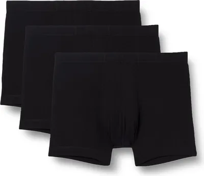 Produktbild von Schiesser Herren 3 er Pack Shorts Gr. 8 schwarz