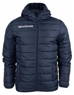 Immagine prodotto di Givova - Giacca trapuntata da uomo con cappuccio PP7027 (XS) (blu navy scuro)