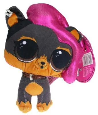 Produktbild von Play by Play L.O.L Pets Maskottchen RUFF ROCKER Plüsch 23cm braun