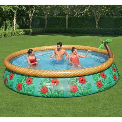 Immagine prodotto di Bestway Fast Set Piscina Paradise Palms aufblasbare 457x84 cm