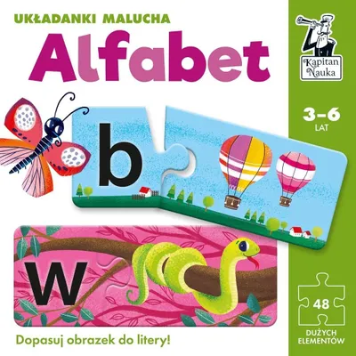 Produktbild von Lernpuzzle für Kleinkinder Alphabet Kapitän Wissenschaft