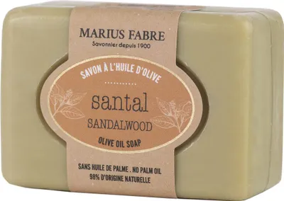Immagine prodotto di Saponetta all'olio d'oliva e sandalo 100 g - Marius Fabre