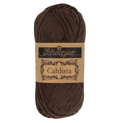 Produktbild von Scheepjes Cahlista 50g (162) Black Coffee