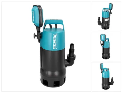 Obrázek produktu pro Makita PF 1010 Elektrické ponorné čerpadlo na čistou špinavou vodu 1100 W 14400 l/h 5 m hloubka