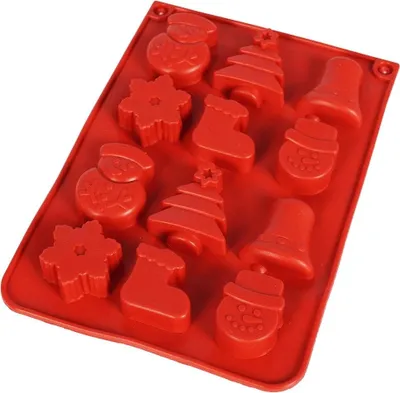 Immagine prodotto di Stampo in silicone per biscotti e praline natalizie dalle forme festive