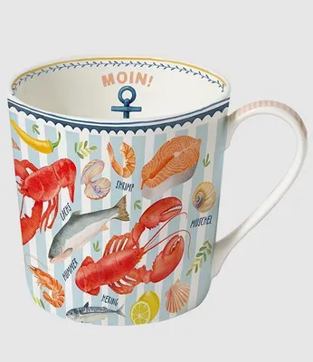 Produktbild von Kaffeebecher Meeresschätze, Tasse Kaffee, Teetasse, Meerestiere, Seafoot