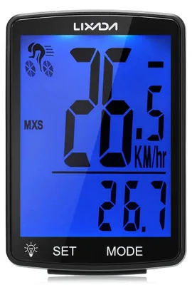 Image de Compteur de vélo sans fil - Écran LCD 2,8 pouces - Étanche IPX6 - Rétroéclairé