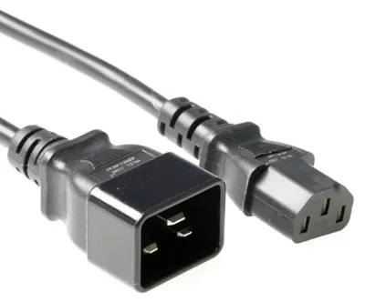 Immagine prodotto di Cavo di interconnessione 230V IEC 320 C13 - IEC 320 C20 10A 2m