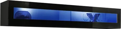 Produktbild von Breite Vitrine FREYA – schwarz
