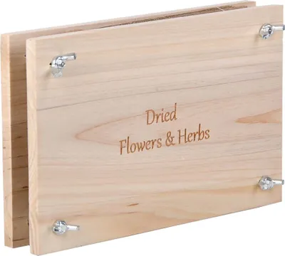 Produktbild von Esschert Design Blumen-und Kräuterpresse - 100 %  Kiefernholz