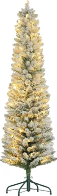 Produktbild von Weihnachtsbaum 180 cm, LED-Lichterkette, Kunstkette, flammhemmend, Metallbasis, Grün