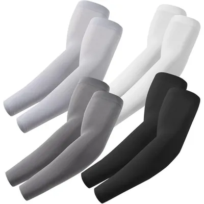 Obrázek produktu pro INF Návleky na paže (4 páry) — UV ochrana, kompresní polyester, prodyšné a odvádějící vlhkost