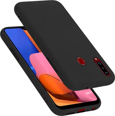 Obrázok produktu pre Cadorabo ochranné puzdro pre Samsung Galaxy A20s v čiernej farbe puzdro na mobilný telefón kryt TPU Etui