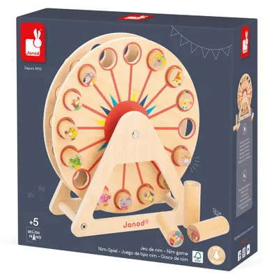 Produktbild von Janod Holz-Riesenrad Applepop - pädagogisches Kinderspiel