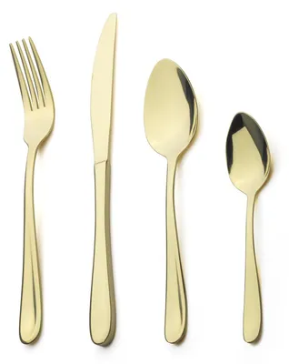 32-teiliges Besteckset Champagner-Gold, RVS, für 8 Personen