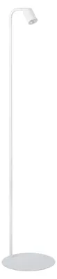 Produktbild von Stehleuchte Metall verstellbar 140 cm Weiß GU10 Modern Stehlampe