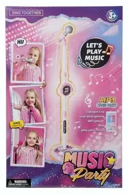 Produktbild von Mikrofon mit Licht und Musik – SWEDE