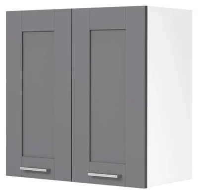 Produktbild von Küchenschrank hängend | Maße ca. H. 60 x B. 60 x T. 31 cm | Hängeschrank mit Drehtür und zwei Fächern im Landhaus Stil | Küchenmöbel - Colura