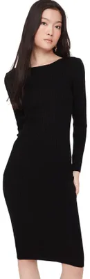 Obrázok produktu pre Trendyol Dámske tričkové šaty, regular strih, okrúhly výstrih, zelené, veľkosť S
