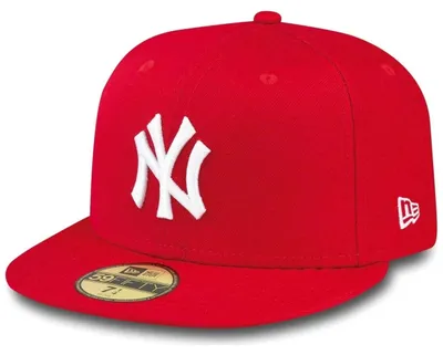Produktbild von New Era Cap - BASIC New York Yankees rot / weiß  7 5/8