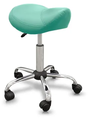 Produktbild von Hocker Barhocker Sitzhocker - Verchromter Stahl - Kunstleder - Höhenverstellbar - Belastbar bis 150 kg