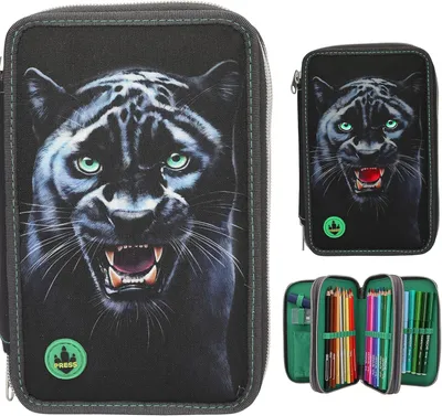 Obrázek produktu pro Dino World + Action LED PANTHER, Tvrdý penál, Nylon, Papír, Polyester, Silikon, Zinek, Černá, Obrázek, Vnitřní/venkovní, Chlapec/děvče
