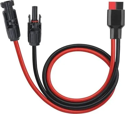 Image de Câble solaire à fiche Anderson 10AWG - 45A Câble d'extension de panneau solaire pour générateurs portables (60 cm)