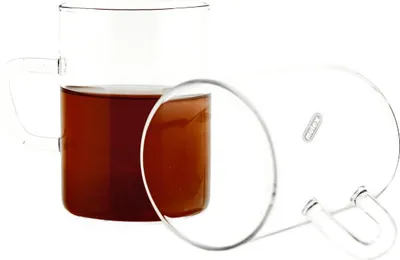 Produktbild von Mulex 6 Teiliger Glas-Set mit Henkel für Tee, Kaffee, Säfte oder Wasser Allzweckgläser 260 ml