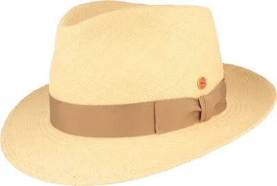 Mayser wasserabweisender Trilby Panamahut Manuel UV-Schutz 80 in beige