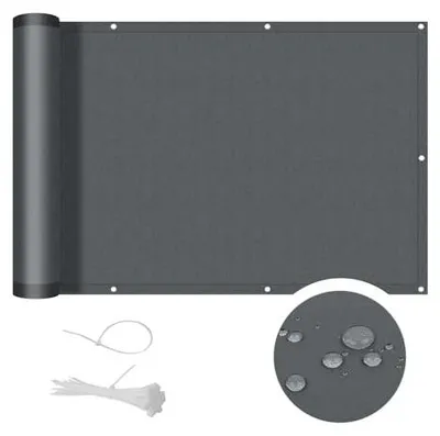 Zdjęcie produktu dla Osłona balkonowa 100X400CM nieprzejrzysta wodoodporna wiatroodporna