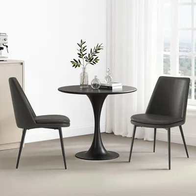 Produktbild von CHITA Polsterstuhl (2 St) 4-Fuß-Stuhl, Esszimmerstuhl, Verstellbare Füße, Metallgestell