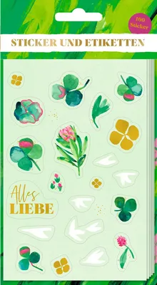 Produktbild von Stickerbogen mit 100 Stickern