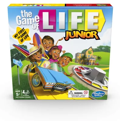Image de Jeu de société "The Game of Life Junior" de Hasbro, pour enfants à partir de 5 ans, pour 2 à 4 joueurs