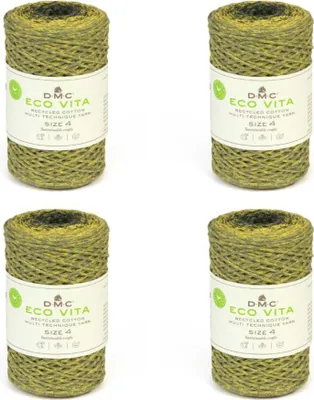 Zdjęcie produktu dla 4 sztuki DMC Eco Vita 4 Multico – 80% bawełny z recyklingu i 20% poliestru (kolor 108)