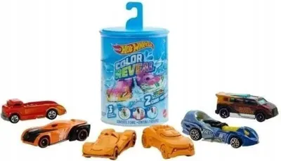 Zdjęcie produktu dla Hot Wheels Color Reveal 2-pak samochodów mix 4 sztuki