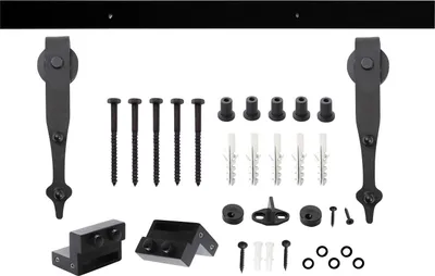Produktbild von Intersteel Schiebetürsystem 200 cm Classic Schwarz