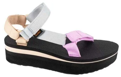 Produktbild von Teva - "Universal" Sandalen für Damen, Plattform-Absatz PP11010 (36 EU) (Schwarz/Bunt)