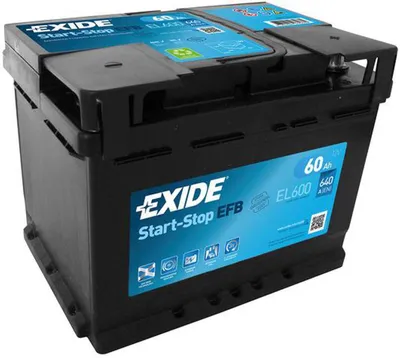 Produktbild von Exide Efb Start/stop El600 Batteriestarter Durchsichtig  Durchsichtig One Size
