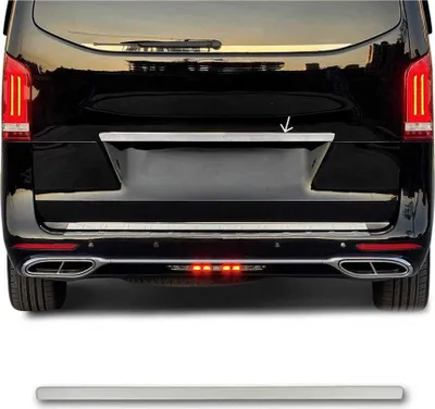 Image de Poignée de Coffre Arrière pour Mercedes Vito W447 2014-2025 acier inoxydable