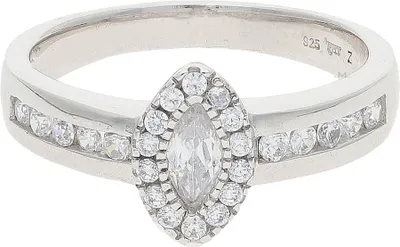 Produktbild von JuwelmaLux Ring 925/000 Sterling Silber mit synth. Zirkonia JL30-07-2670 56