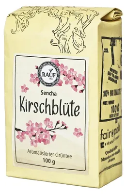 Produktbild von Rauf Tee Grüner Tee Sencha Kirschblüte, aromatisiert